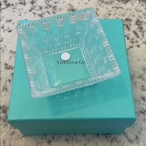 Tiffany basket weave small bowl